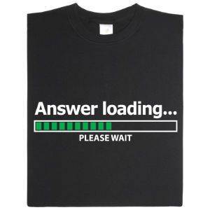 Fair gehandeltes Öko-T-Shirt: Answer Loading