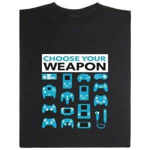 Fair gehandeltes Öko-T-Shirt: Choose Your Weapon Konsolen