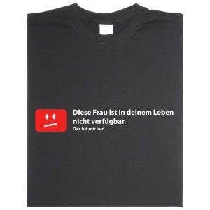 Fair gehandeltes Öko-T-Shirt: Diese Frau ist nicht verfügbar