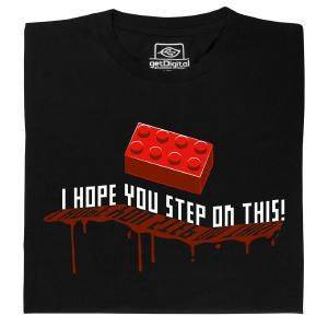 Fair gehandeltes Öko-T-Shirt: I hope you step on this