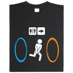 Fair gehandeltes Öko-T-Shirt: Toilet Portal