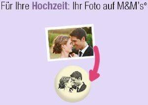 Für Ihre Hochzeit: Ihr Foto auf M&M's