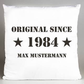 Kissen mit Druck „Original Since"