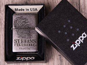 Original Zippo mit Gravur