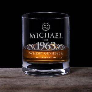 Personalisiertes Whiskyglas - Elegant